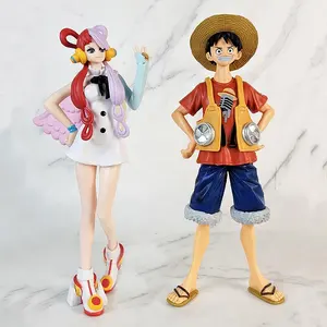 27CM One Pieces Action Ruffy UTA Figuren PVC Spielzeug Big Size Cartoon Modell Spielzeug Charakter Anime Figur