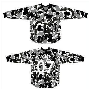 Vêtements de sport de paintball respirants doux et légers de sublimation personnalisés OEM 100% maillots en polyester vente en gros - Product Image 1