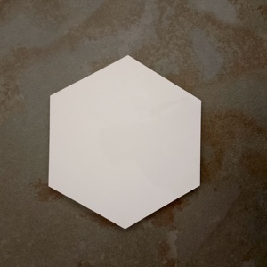 Azulejo de cerámica hexagonal de mosaico de porcelana de cuerpo completo de 250mm artístico Premium para salas de reuniones interiores y exteriores escritorios de recepción - Product Image 1