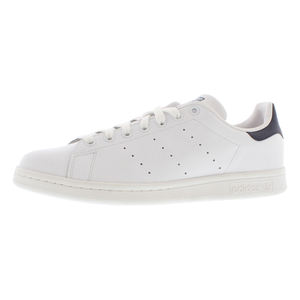 Adidas Originals Stan Smith <b>Mens</b> <b>Shoes</b> Color: <b>White</b>/<b>White</b>/Dark Blue 100% Authentic - Product Image 3