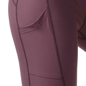 Pantalones cortos de cintura alta para mujer al por mayor, pantalones cortos de poliéster para correr, entrenamiento atlético, Yoga, pantalones cortos de motorista personalizados para gimnasio para mujer, pantalones cortos de Yoga - Product Image 5