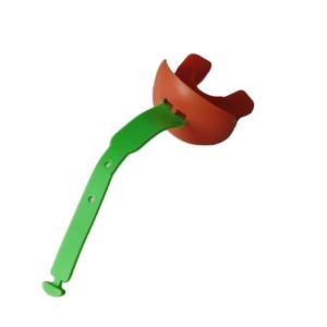 Protector Bucal de Fútbol Azul Claro con Correa Dorada o Amarilla para Protección Deportiva Infantil - Product Image 1