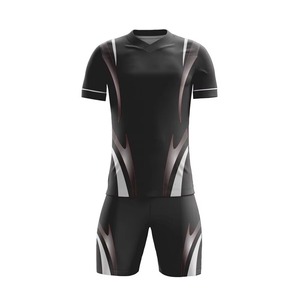 Maillot de football professionnel pour enfants, uniforme de football personnalisé pour équipe, OEM ODM, séchage rapide, léger, 100% polyester, vêtements de sport - Product Image 2