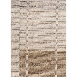 Alfombras de Lana Tesoro Ivory-Hwl-513, Diseño Geométrico Aubusson de Gran Tamaño para el Hogar, Dormitorio, Entrada, Pasillo - Product Image 3