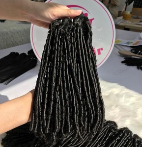 Precio al por mayor 100% Paquetes de cabello rizado de duendecillo natural virgen de Vietnam sin procesar natural de doble dibujado Compre ahora para obtener descuento - Product Image 1