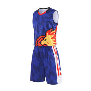 Conjunto de camiseta de baloncesto Reversible personalizado para hombre transpirable sin mangas 100% poliéster estampado Digital uniforme estilo ropa deportiva todo - Product Image 6