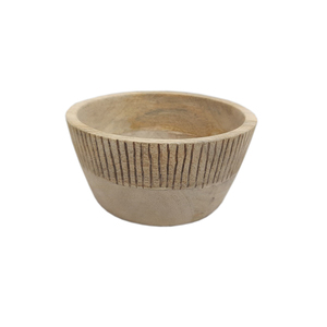 Bol à fruits décoratif unique en bois de forme ronde pour ustensiles de cuisine de table bol à salade maison et hôtels nourriture et collations bols de service - Product Image 4