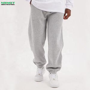 Vente en gros pantalon de survêtement personnalisé grande taille baggy joggers hommes taille haute pantalon de survêtement ample respirant pantalon vierge uni pour hommes - Product Image 6