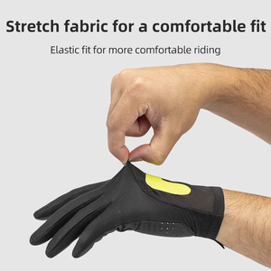 Gants de course à écran tactile à doigts entiers pour sport réfléchissants longs accessoires de cyclisme de moto de route vtt - Product Image 2
