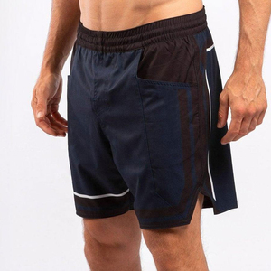 2024 superventas Uso de entrenamiento de lucha de artes marciales pantalones cortos MMA Diseña tus propios pantalones cortos MMA transpirables de secado rápido para hombres - Product Image 4