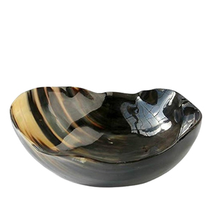 Bol en corne naturelle classique exclusif de couleur noire sans restaurants et hôtels accessoires de cuisine dessus de table - Product Image 1