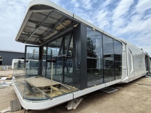 Casa Modular Portátil Moderna, Tipo Cápsula Espacial Pequeña, Casa Móvil con Paneles Sándwich, Dormitorio, Baño, para Resorts, Hoteles, Parques, Villas - Product Image 2