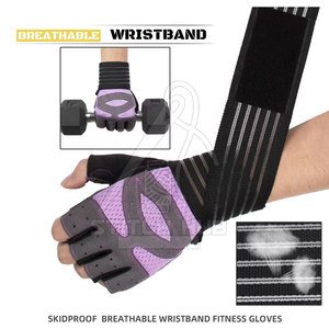Guantes de gimnasio de cuero profesionales personalizados transpirables y cómodos con opción de etiqueta privada disponible - Product Image 4