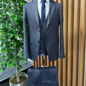 Traje de primera clase hecho a medida al mejor precio, de alta calidad, trajes de primera clase para hombres, marca turca, último diseño preferido por los jóvenes - Product Image 1