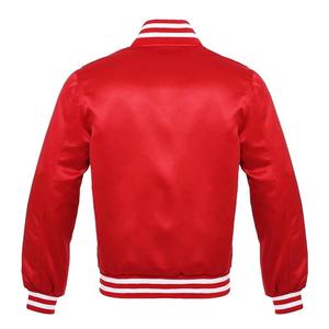 Veste de baseball universitaire pour hommes avec logo personnalisé Bomber Style Letterman Outerwear pour l'université et les vêtements de sport - Product Image 3