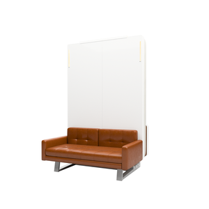 <b>Modern</b> Wooden Convertible <b>Sofa</b> <b>Bed</b> with Reclining & Extendable Design Portable & Inflatable for Home Furniture & Dining Use - Product Image 1