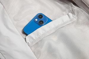 Chaqueta de lluvia multiusos informal para hombre, prendas de vestir exteriores con capucha de nailon ligero de camuflaje, media cremallera con revestimiento frontal, ajuste holgado para primavera - Product Image 6