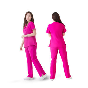 Conjuntos de Uniformes Médicos de Tela de Polialgodón de 175 GSM, Uniformes de Hospital Cómodos para Médicos, Enfermeras y Clínicas - Product Image 2