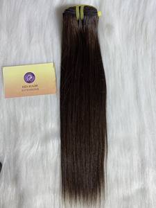 Extensions de cheveux humains vierges Remy 100% de qualité supérieure, tendance 2024, trame de peau SDD, lisses, vietnamiennes, avec fermeture - Product Image 5
