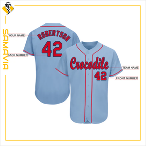 Vêtements de baseball en polyester pour adultes grandes tailles, Samavia propose des maillots de baseball personnalisés par sublimation avec noms et numéros d'équipe. - Product Image 2