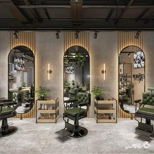 Muebles de Salón de Madera Modernos, Portátiles y Ecológicos de Alta Gama para Peluquerías, Centros Comerciales, Gimnasios, Estantes de Exhibición Personalizados para Hombre - Product Image 4