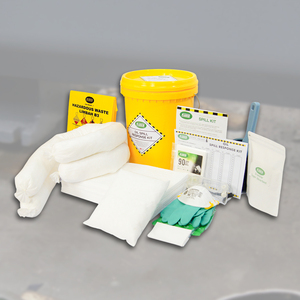 Kit para Derrames de Aceite de 30 Litros con Cubeta – Kit de Emergencia para Control de Derrames con Absorbente de Aceite para Fábrica y Taller - Product Image 3