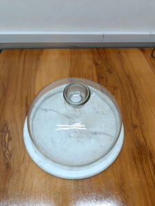 Contenedor de almacenamiento de alimentos con cubierta de cúpula de pastel y pastelería redonda personalizada con soporte para contenedores y cajas - Product Image 6