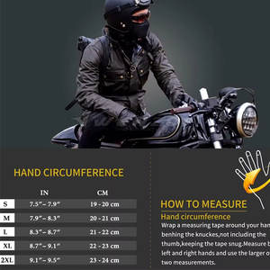 ถุงมือมอเตอร์ไซค์หนังคุณภาพสูง ทนความร้อน ดีไซน์ใหม่ ออกแบบเองได้ ทนทาน ระบายอากาศดี ไม่มีซิลิโคน ระดับมืออาชีพ - Product Image 6