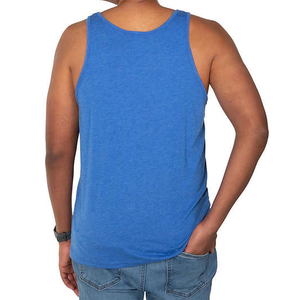 Chalecos Deportivos Personalizados al por Mayor, Mezcla de 50% Poliéster, 25% Algodón, 25% Rayón, Secado Rápido, Transpirables, para Correr y Hacer Ejercicio, Camisetas sin Mangas para Hombre - Product Image 2