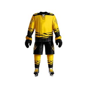 Uniforme de hockey sobre hielo personalizable de alta calidad de poliéster 100% para hombres y adultos unisex Servicio OEM para conjuntos de ropa deportiva - Product Image 6