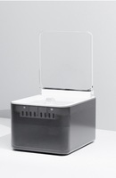 Distributeur d'eau moderne à clapet 3L pour petits animaux Chauffage automatique sans fil Fontaine d'eau automatique durable pour chat