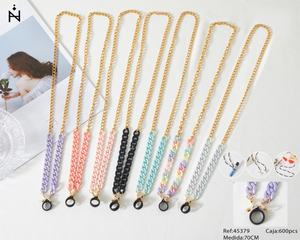 Cadena para Gafas Angelina Trendy, Colorida y Trenzada con Metal, Correa Antipérdida para Gafas de Sol y Lectura, 70cm - Product Image 5