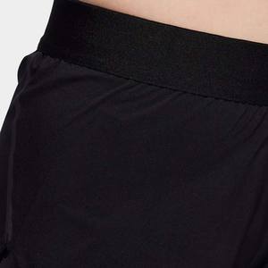 Vente en gros Short personnalisé deux en un Short blanc d'entraînement de gymnastique pour femmes 100% coton anti-rides Short à cordon en coton noir pour femme - Product Image 5