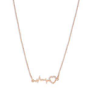 Fournisseur indien de bijoux de mariée Chaîne de pendentif coeur en cristal plaqué or Fabricant indien de bijoux en gros pour femmes - Product Image 4