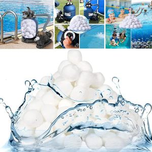 Polyester xử lý nước lọc bóng cho hồ bơi thay thế cho cát Lọc phương tiện truyền thông sợi bóng hồ bơi Lọc bóng, - Product Image 2