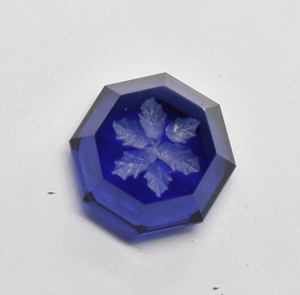 Lab Iolite tallado cristal cuadrado facetado corte suelto piedra preciosa Octágono calibrado joyería reflexión interna tallas para - Product Image 6