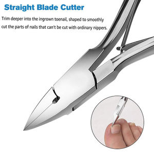 High Precision Stainless Steel Toenail Clippers Straight Blade for Thick Toenails Podiatry <b>Nail</b> Pliers Professional <b>Nail</b> <b>Tool</b> - Product Image 2