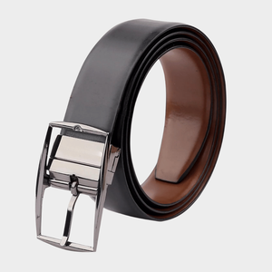 เข็มขัดหนังวัวแท้พร้อมเหล็กสำหรับหัวเข็มขัดใช้ทุกวัน - Product Image 2