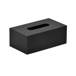 Cubierta para Caja de Pañuelos de Acero Inoxidable Martillado con Diseño de Bola Dorada, Portapañuelos Rectangular Decorativo de Metal para Accesorios del Hogar - Product Image 3