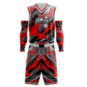 ชุดบาสเก็ตบอลแบบซับลิเมชั่นคุณภาพพรีเมียมยอดนิยม ปรับแต่งได้เต็มที่ พร้อมพิมพ์โลโก้ ระบายอากาศได้ดี มีไซส์พลัส - Product Image 1