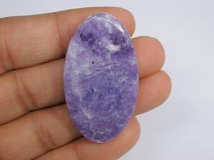 Pierres précieuses de lépidolite naturelle Belles cabochons de lépidolite Cabochons en vrac de lépidolite pour la fabrication de bijoux aux prix de gros - Product Image 4