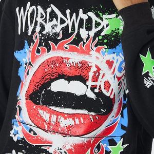 Diseño superior de alta calidad de peso pesado grueso Puff impresión sudaderas con capucha tela de algodón elegante personalizado Puff impresión sudaderas con capucha para hombres - Product Image 6