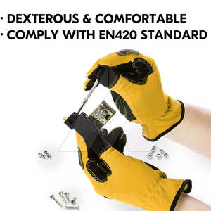 Guantes Mecánicos Ecológicos de Nuevo Diseño al por Mayor, Guantes Mecánicos Profesionales Más Vendidos para Adultos - Product Image 2