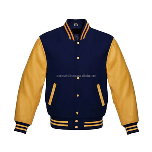 Vestes universitaires et universitaires de grande taille pour hommes vestes universitaires vierges en gros veste universitaire letterman unie avec logo personnalisé pour hommes - Product Image 6
