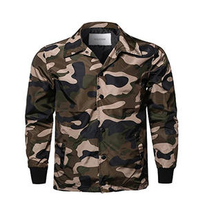 เสื้อแจ็กเก็ตกันฝนผ้าไนลอนสำหรับผู้ชายเสื้อโค้ทแบบพรางตัวเปล่าออกแบบได้ตามที่ต้องการ - Product Image 1