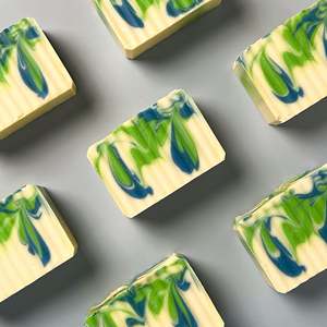 BOTANICAL BLISS HANDMADE <b>SOAP</b> Solid Goats Milk and Sea Moss Face <b>Soap</b> with Anti-Acne Whitening Features Fragranced with Lily - Product Image 1