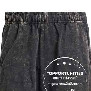 Pantalones cortos informales de salón para hombre de algodón transpirable con ajuste relajado y cintura con cordón adecuados para gimnasio en casa o caminar al aire libre - Product Image 5