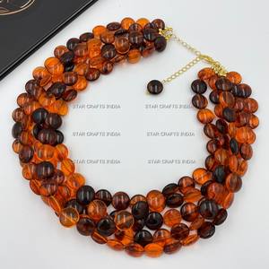 Top Ranking Arabia Saudita Árabe al por mayor resina ámbar personalizado collar con nombre 10mm 51 cuentas de oración joyería de moda Islámica - Product Image 6