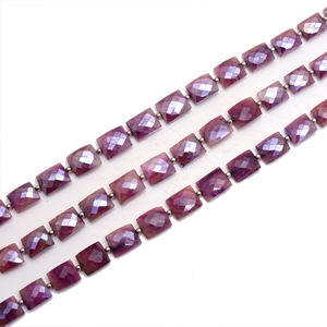 Wholesale Lot of Pink Octagon <b>Moonstone</b> Beads Natural Faceted Loose Crystal Stone Beautiful Cut Beads Bracelet Jewelry Making - Product Image 2