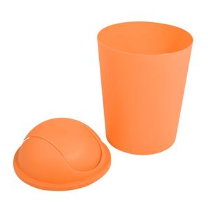 Poubelle AKO de 5,5 L avec couvercle à charnières, orange - Product Image 3